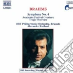Johannes Brahms - Symphony No.4, Tragic Overture, Academic Festival Overture cd