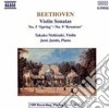 Ludwig Van Beethoven - Sonata X Vl E Pf N.5 Op.24 primavera,n.9 Op.47 kreutzer cd