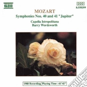 Wolfgang Amadeus Mozart - Symphony No.40, 41 Jupiter cd musicale di Barry Wordsworth