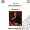 Joseph Haydn - Quartetto X Archi N.4 alba, N.5, N.6,op.76 cd