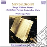 Felix Mendelssohn - Romanze Senza Parole Oop.53 N1,2,3,4, Op.30 N.1,2,3, Op.62 N.1,2, Op.102 N.3,5,6 cd