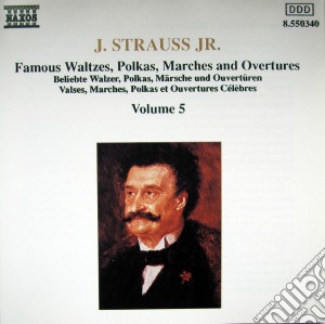 Johann Strauss - Famous Waltzes, Polkas, Marches & Overtures cd musicale di Johann Strauss