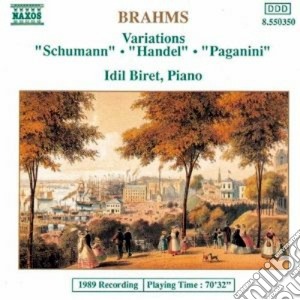 Johannes Brahms - Variazioni Su Un Tema Di Schumann Op.9,variazioni Su Un Tema Di Handel Op.24, V cd musicale di Johannes Brahms