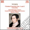 Carl Maria Von Weber - Clarinet Concertos Nos. 1 & 2 cd musicale di Johannes Wildner