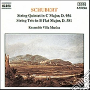 Franz Schubert - Quintetto X Archi D 956, Trio X Archi D581 cd musicale di Franz Schubert