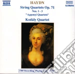 Joseph Haydn - String Quartets Op.71, Apponyi Quartets cd