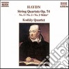 Joseph Haydn - Quartetto X Archi N.1, N.2, N.3. rider Op.74 cd