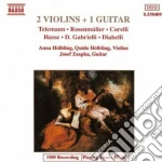 Holbling / Holbling / Zsapka - 2 Violins + 1 Guitar: Telemann, Rosenmuller, Corelli.. cd