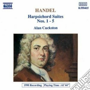 Georg Friedrich Handel - Harpsichord Suites Nos. 1-5 HV 426-430 cd musicale di Handel georg friedri