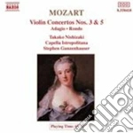 Wolfgang Amadeus Mozart - Concerto X Vl E Orchestra N.3 K 216, N.5 K 219, Adagio K 261, Rondo' K 373 cd