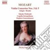 Wolfgang Amadeus Mozart - Concerto X Vl E Orchestra N.3 K 216, N.5 K 219, Adagio K 261, Rondo' K 373 cd