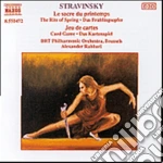 Igor Stravinsky - Sagra Della Primavera, Jeu De Cartes cd
