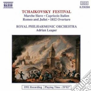 Pyotr Ilyich Tchaikovsky - Romeo & Juliet Fantasy Overture ,Marche Slave Op.31, Capriccio Italien cd musicale di Adriand Leaper