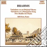 Johannes Brahms - Variations On An Original Theme, Variations On An Hungarian Song cd
