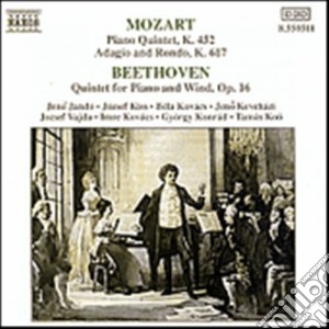 Wolfgang Amadeus Mozart - Quintetto X Pf E Fiati K 452, Adagio E Rondo' K 617 cd musicale di Wolfgang Amadeus Mozart