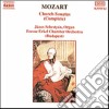 Wolfgang Amadeus Mozart - Sonata Da Chiesa N.1 > N.17 (integrale) cd