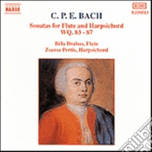 Carl Philipp Emanuel Bach - Sonate Per Flauto Wq 83-87 cd musicale di BACH CARL PHILIP EMA
