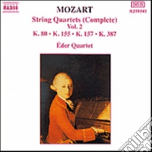 Wolfgang Amadeus Mozart - Quartetti X Archi Vol.2 (integrale): Quartetto K 80, K 155, K 157, K 387 cd musicale di Wolfgang Amadeus Mozart