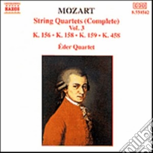 Wolfgang Amadeus Mozart - Quartetti X Archi Vol.3 (integrale): Quartetti K 458 la Caccia, K 158, K 159, cd musicale di Wolfgang Amadeus Mozart