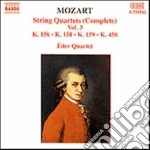 Wolfgang Amadeus Mozart - Quartetti X Archi Vol.3 (integrale): Quartetti K 458 la Caccia, K 158, K 159, cd