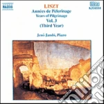 Franz Liszt - Anni Di Pellegrinaggio Vol.3 (terzo Anno) cd