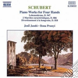 Franz Schubert - Piano Works For Four Hands cd musicale di JANDO JENO/PRUNYI ILONA