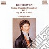 Ludwig Van Beethoven - Quartetti X Archi (integrale) Vol.1: Quartetto N.1, N.2 Op.18 cd