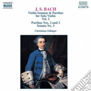 Johann Sebastian Bach - Sonate E Partite X Vl Solo Vol.2: Partita N.2 Bwv 1004, Bwv 1006, Sonata N.3 Bwv cd musicale di Johann Sebastian Bach