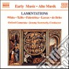 Oxford Camerata / Jeremy Summerly - Lamentations: White, Tallis, Palestrina, Lassus, De Brito cd