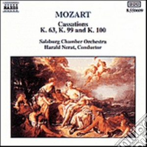 Wolfgang Amadeus Mozart - Cassazione K 63, K 99, K 100 cd musicale di Wolfgang Amadeus Mozart