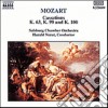 Wolfgang Amadeus Mozart - Cassazione K 63, K 99, K 100 cd