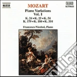 Wolfgang Amadeus Mozart - Variazioni X Pf Vol.1: K 24, 25, 54, 179, 180, 354 cd