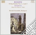Gioacchino Rossini - String Sonatas Nos. 1, 2 And 3 cd