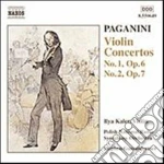 Niccolo' Paganini - Violin Concertos Nos. 1 & 2 cd