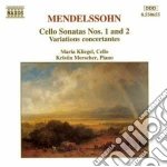 Felix Mendelssohn - Sonata X Vlc N.1 Op.45, N.2 Op.58, Variazioni Concertanti Op.17, Romanza Senza P cd