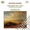 Felix Mendelssohn - Sonata X Vlc N.1 Op.45, N.2 Op.58, Variazioni Concertanti Op.17, Romanza Senza P cd