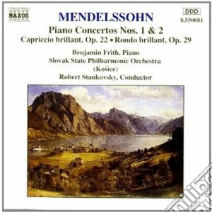 Felix Mendelssohn - Concerto X Pf N.1 Op.25, N.2 Op.40, Capriccio Brillante Op.22, Rondo Brillante O cd musicale di Felix Mendelssohn