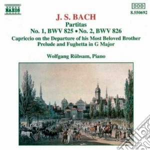 Johann Sebastian Bach - Partita N.1 Bvw 825, N.2 Bwv 826, Capriccio Bwv 992 Sopra La Lontananza ... cd musicale di Johann Sebastian Bach
