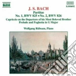 Johann Sebastian Bach - Partita N.1 Bvw 825, N.2 Bwv 826, Capriccio Bwv 992 Sopra La Lontananza ... cd