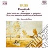Erik Satie - Opere X Pf (integrale) Vol.1: Sonnerie De La Rose + Croix, Trois Nocturnes, Deux cd