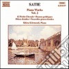 Erik Satie - Opere X Pf (integrale) Vol.2: 12 Petitechorals, Danses Gotique, Pieces Froides, cd