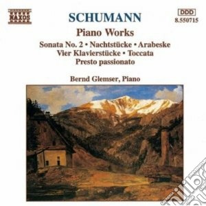 Robert Schumann - Sonata N.2 Op.22, Arabesque Op.18, Nachtstucke Op.23, Toccata Op.7, Presto Passi cd musicale di Robert Schumann