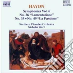 Joseph Haydn - Symphony No.26 'lamentazione', N.35, N.49 'la Passione' cd
