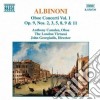 Tomaso Albinoni - Oboe Concerti Vol.1 cd