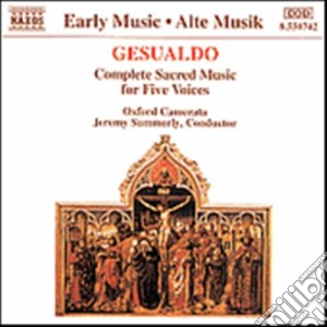 Carlo Gesualdo - Musica Sacra A 5 Voci (integrale) cd musicale di GESUALDO