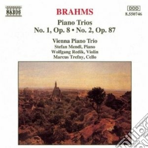 Johannes Brahms - Trio X Pf E Archi N.1 Op.8, N.2 Op.87 cd musicale di Johannes Brahms