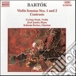 Bela Bartok - Sonate Per Violino, Contrasti Op.111 cd