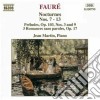 Gabriel Faure' - Notturno N.7 > N.13, Preludio N.3, N.9 Op.103, 3 Romanze Senza Parole cd