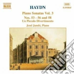 Joseph Haydn - Sonate X Pf Vol.3: Sonata X Pf N.53 > N.56, N.58, Variazioni (un Piccolo Diverti cd