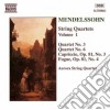Felix Mendelssohn - Quartetti X Archi Vol.1: N.6 Op.80, N.3op.44, Capriccio N.3 Op.81, Fuga N.4 Op. cd